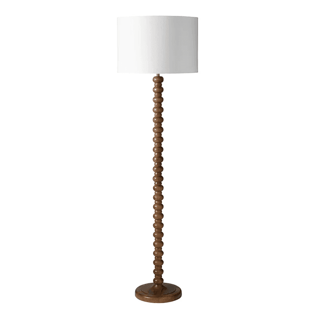 Home Accessories Bobbin Mango Wood Floor Lamp