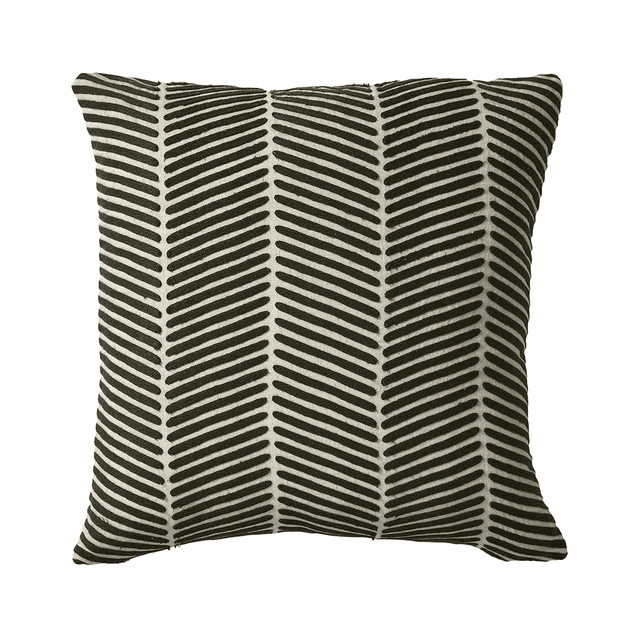 Sherston Geo Green Cushion 45x45cm