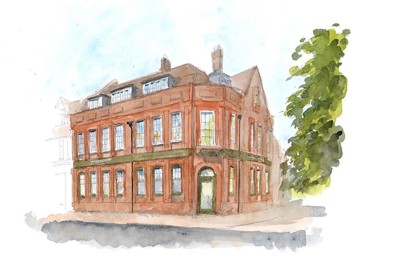 Illustration of the Harpenden store