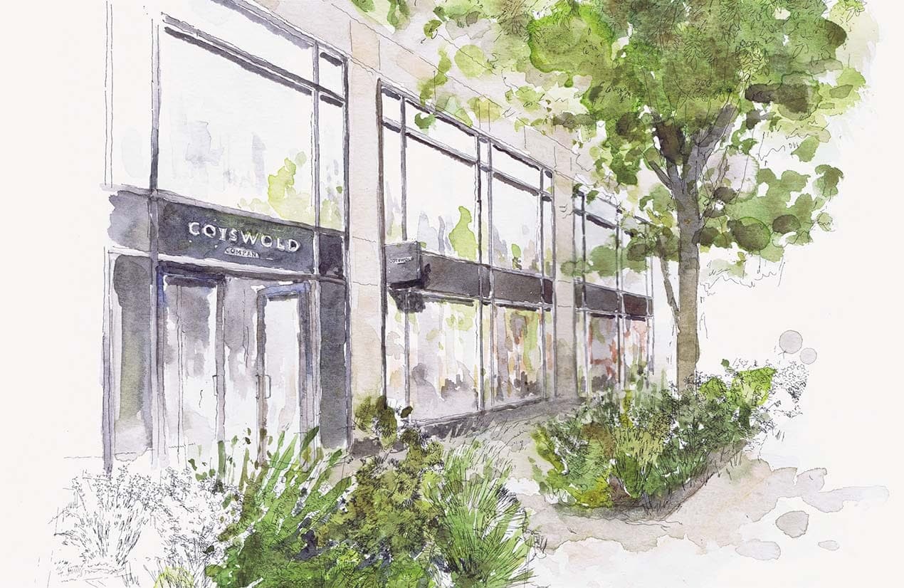 Illustration of the Harrogate store