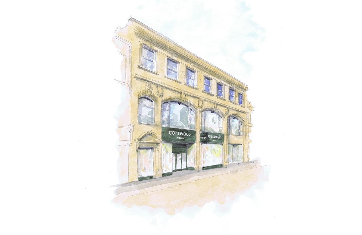 Illustration of the Stamford store