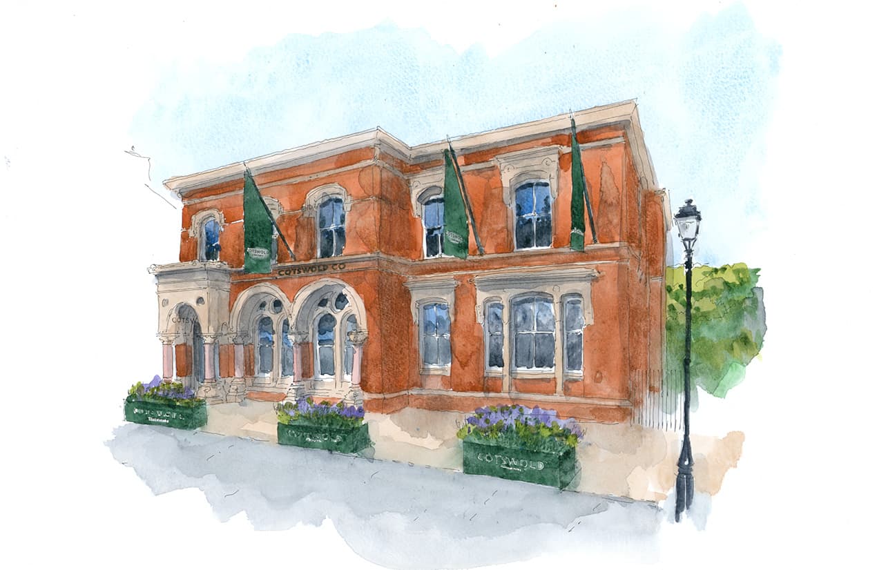Illustration of the Knutsford store