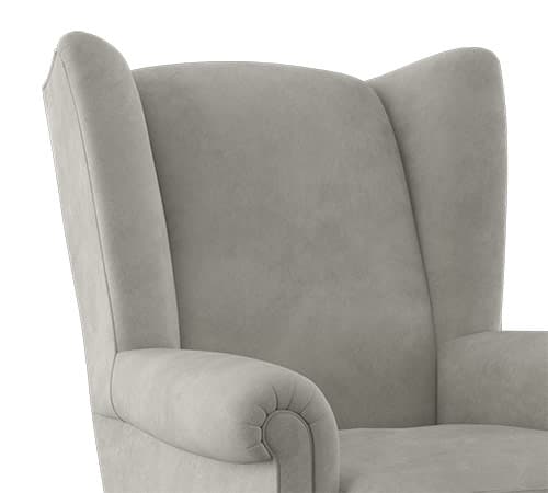 Elegant wing-back style