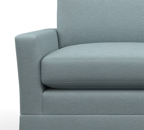 Elegantly curved arms