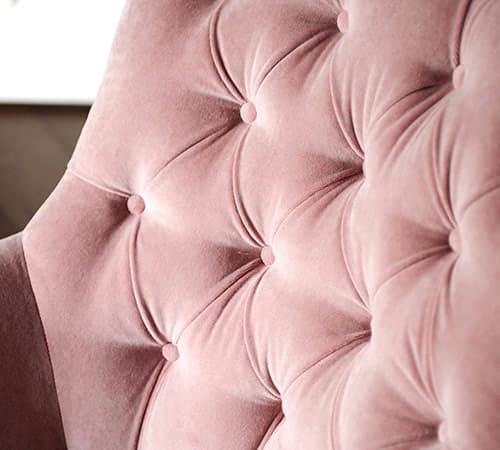 Beautifully buttoned back