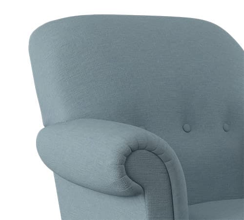 Subtle buttoned back