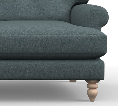 Soft feather seat cushions