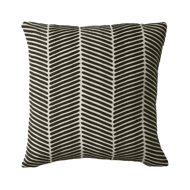 Sherston Geo Green Cushion 45x45cm