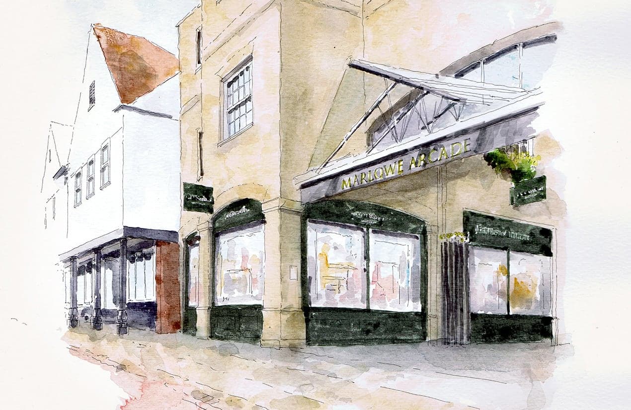 Illustration of the Canterbury store