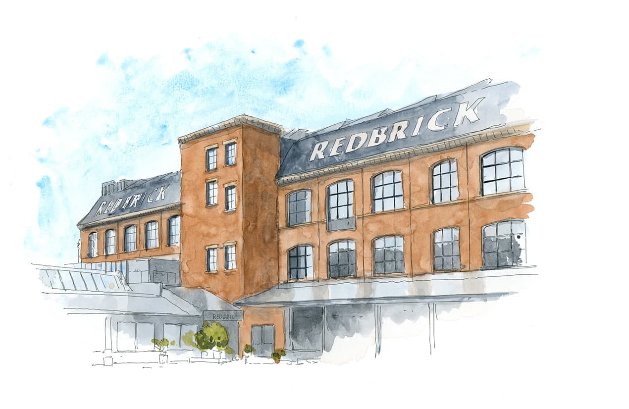 Illustration of the Redbrick store