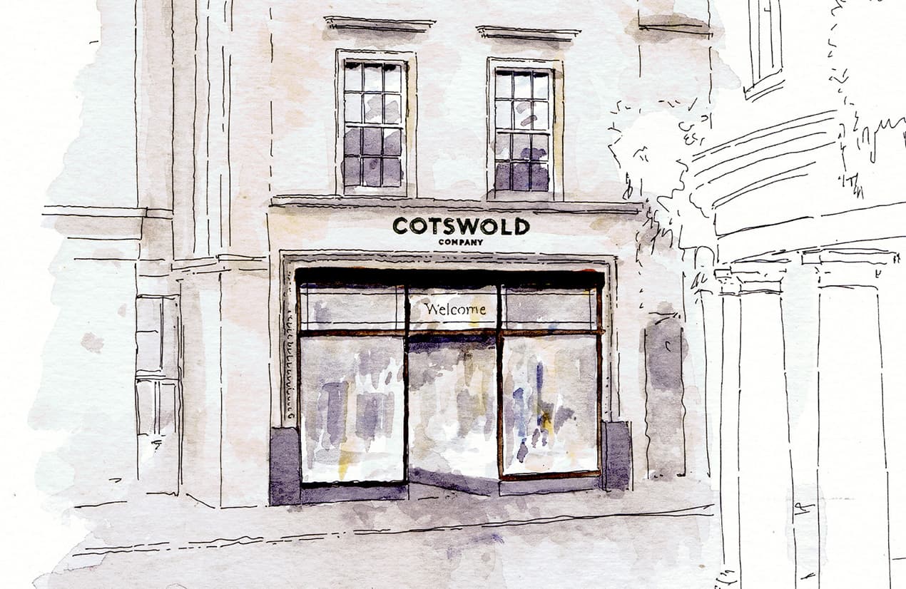 Illustration of the Bath store