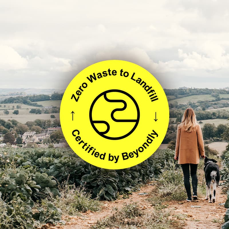 zero waste landfill icon