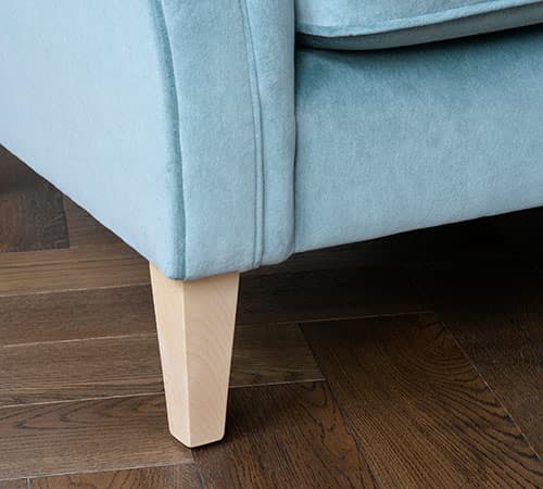 Contemporary tapered feet