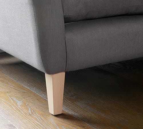 Contemporary tapered feet