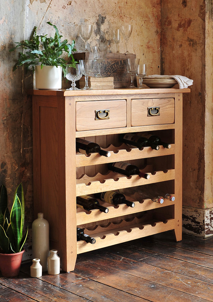 Wine rack, oak furniture, kitchen furniture, dream kitchen, country kitchen