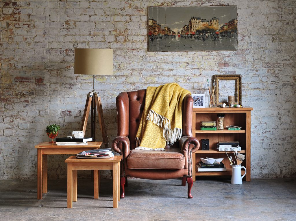 oak-bookcase-artist-art-rustic-home-rustic-beauty-leather-chair-oak-furniture