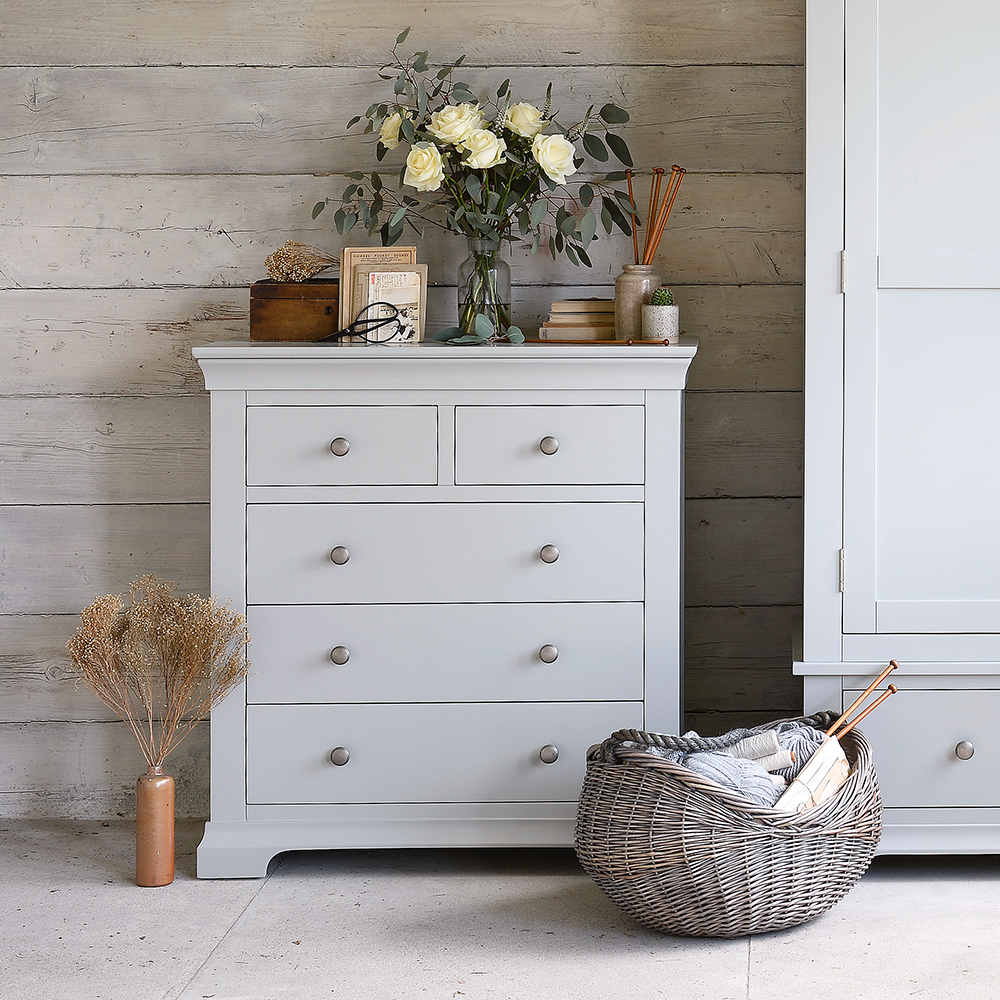 Chambery Grey 2+3 Chest of Drawers