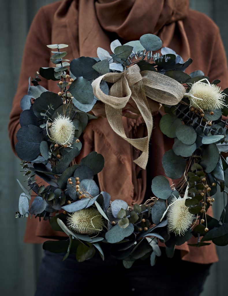 Handmade Christmas wreaths exclusive to The Cotswold Company 