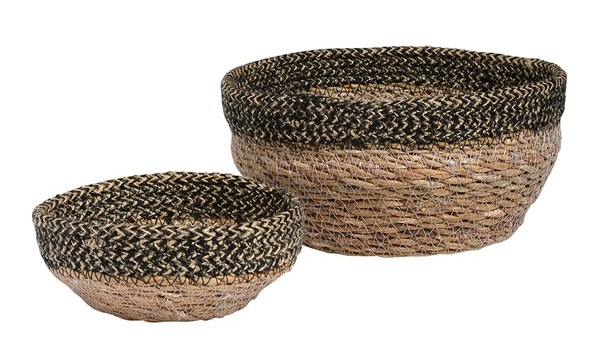 set of two seagrass baskets, the cotswold company